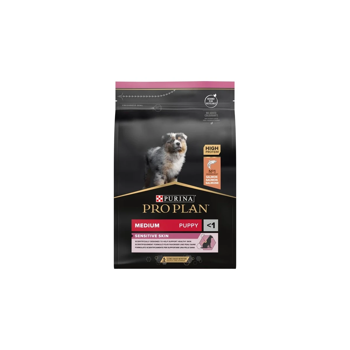 Pro Plan Puppy Medium Sensitive Skin Somonlu Orta Irk Yavru Köpek Maması 3 kg
