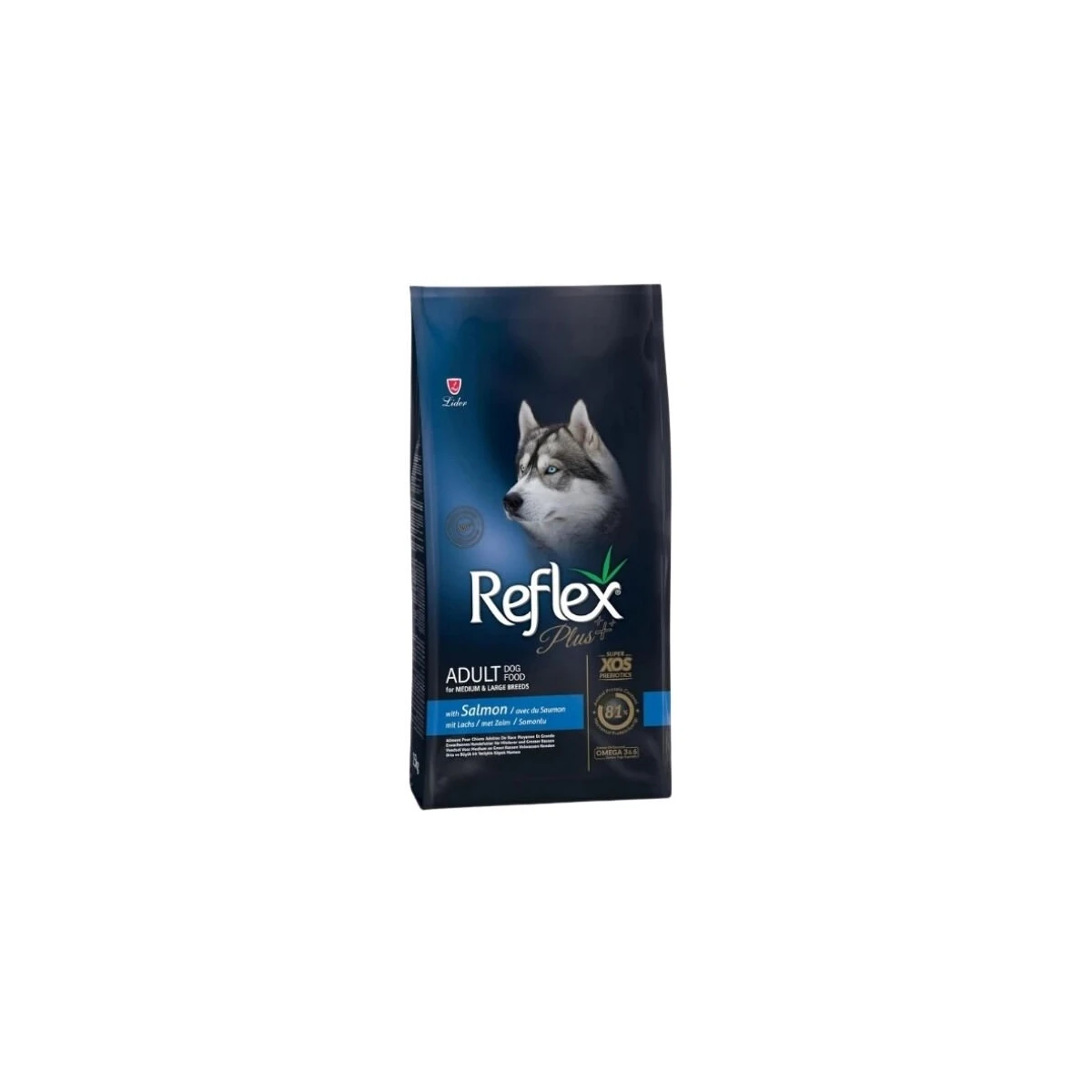 Reflex Plus Somonlu Orta ve Büyük Irk Yetişkin Köpek Maması 12 Kg - görsel 2