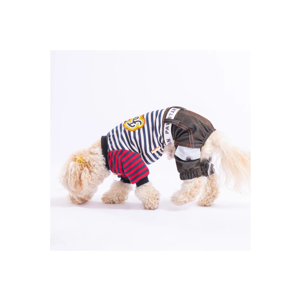 PawStar Navy Blue Foodie-L kıyafet - görsel 3