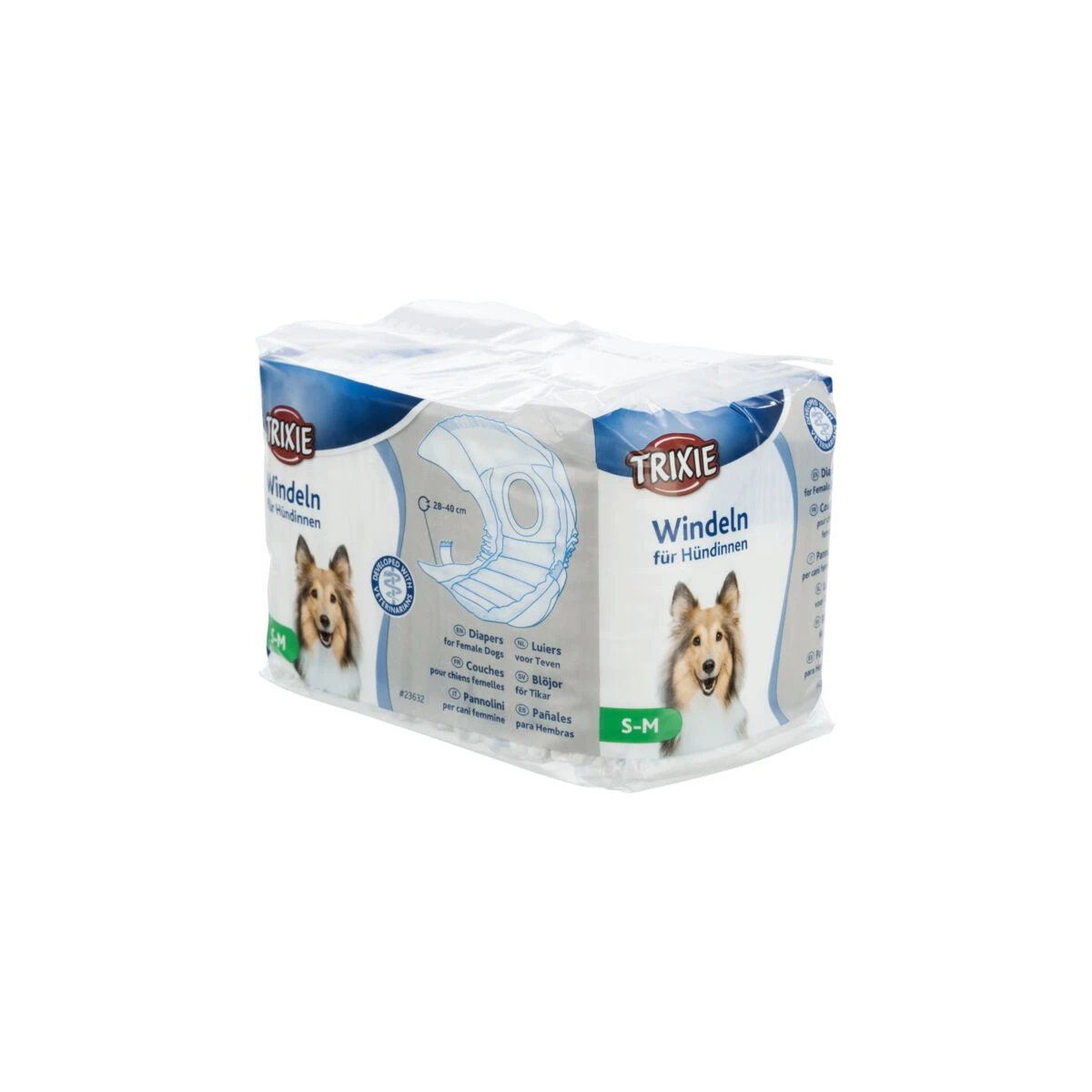 Trixie Dişi Köpek Tuvalet ve Çiş Pedi S/M-28/40 Cm 12 Adet