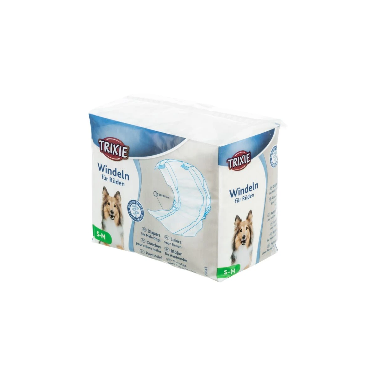 Trixie Erkek Köpek Tuvalet ve Çiş Pedi S/M-30/46 Cm 12 Adet