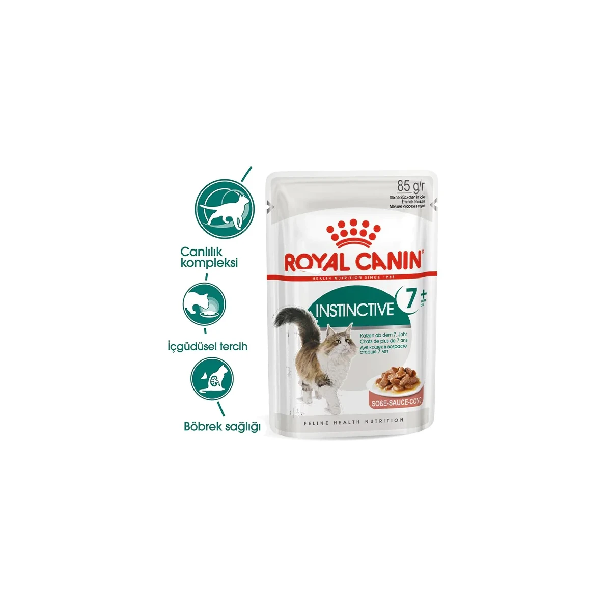 Royal Canin Gravy İnstinctive +7 Yaş Kedi Maması 85 gr