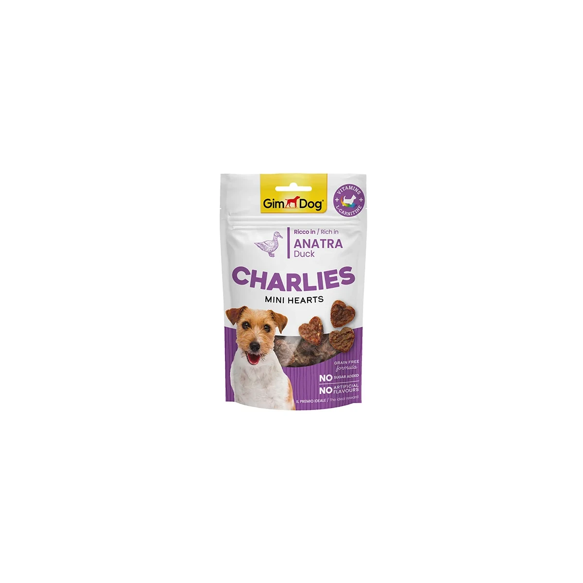 GimDog Charlies Ördekli Tahılsız ve Şekersiz Köpek Ödül Maması 70gr