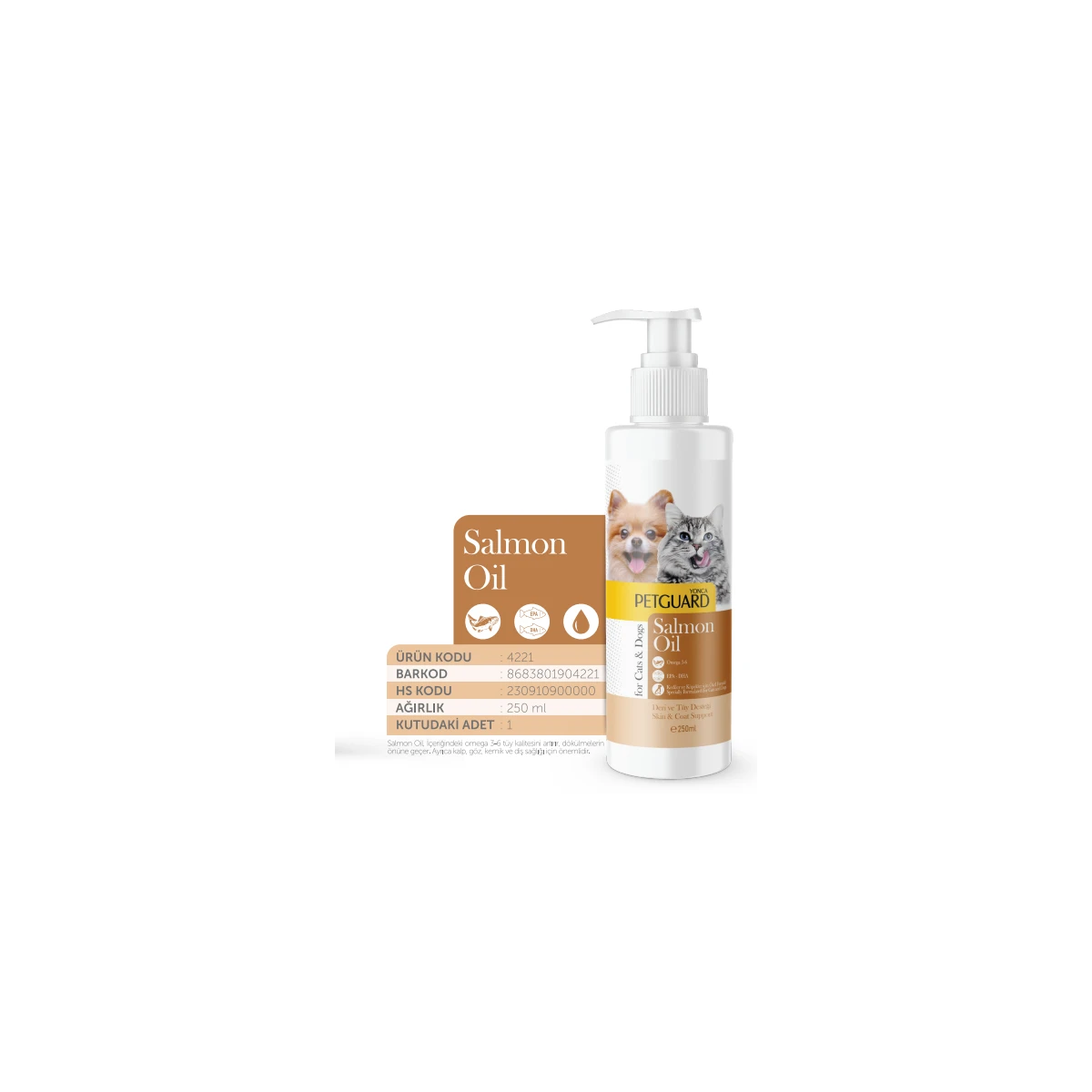 Petguard Salmon Oil Kede Köpek