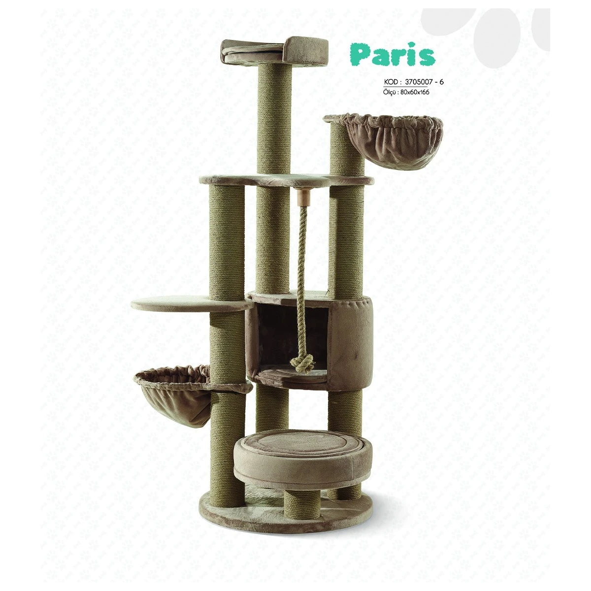 Paris Kedi Tırmalama Mobilyası