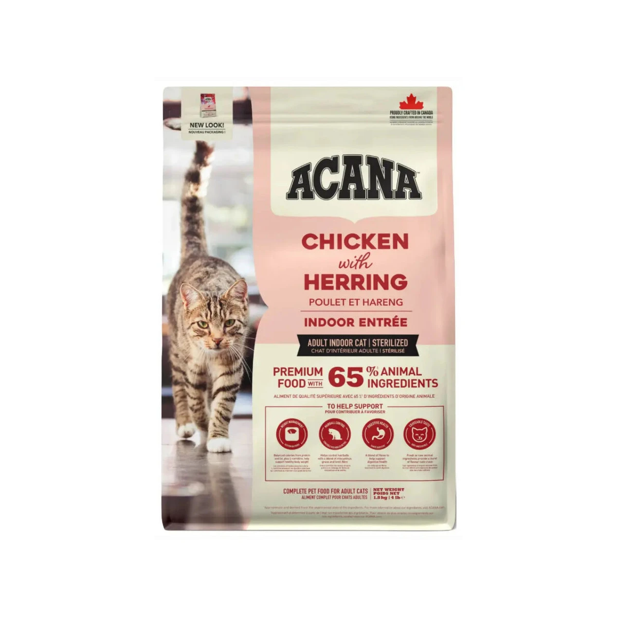 Acana Indoor Entree Tavuk ve Hindi Etli Kısırlaştırılmış Kedi Maması 1,8kg