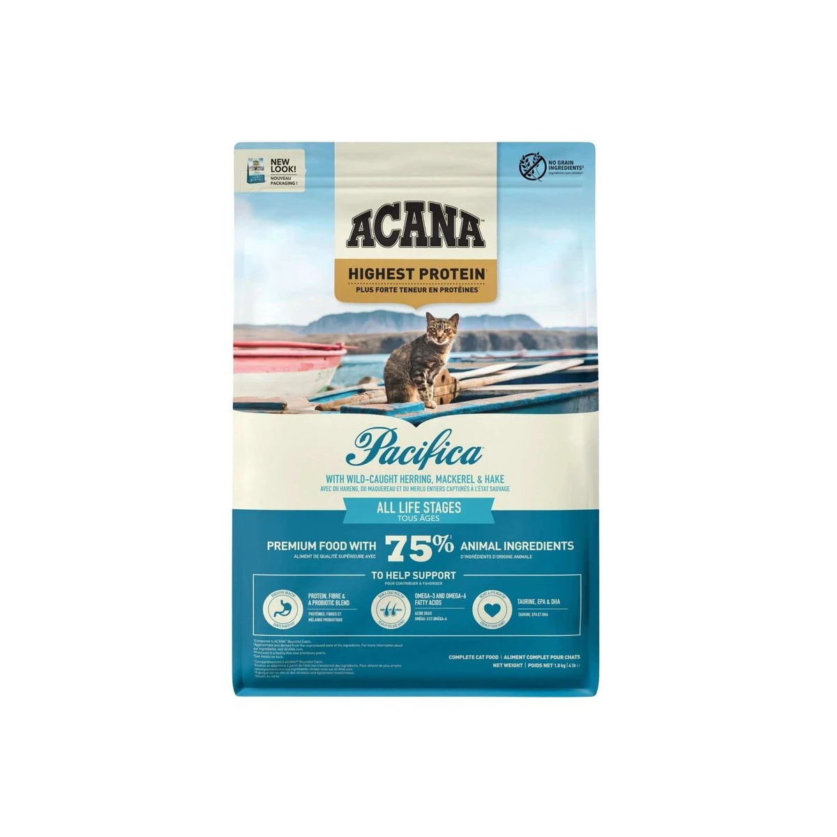 Acana Pacifica Balıklı Tüm Irk ve Yaşam Evreleri için Kedi Maması 1,8kg