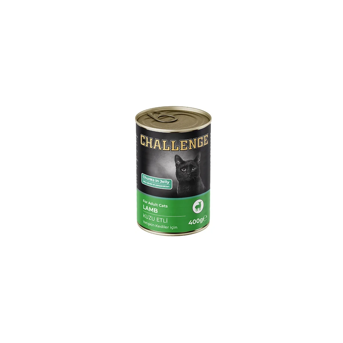 Challenge Kuzu Etli Yetişkin Kedi Yaş Maması 400 gr