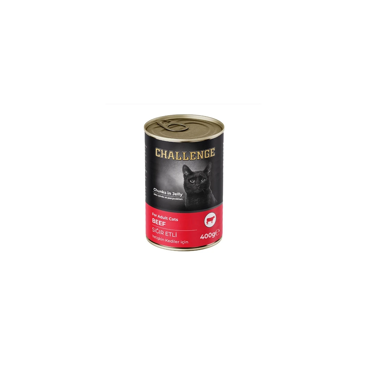 Challenge Sığır Etli Yetişkin Kedi Yaş Maması 400 gr