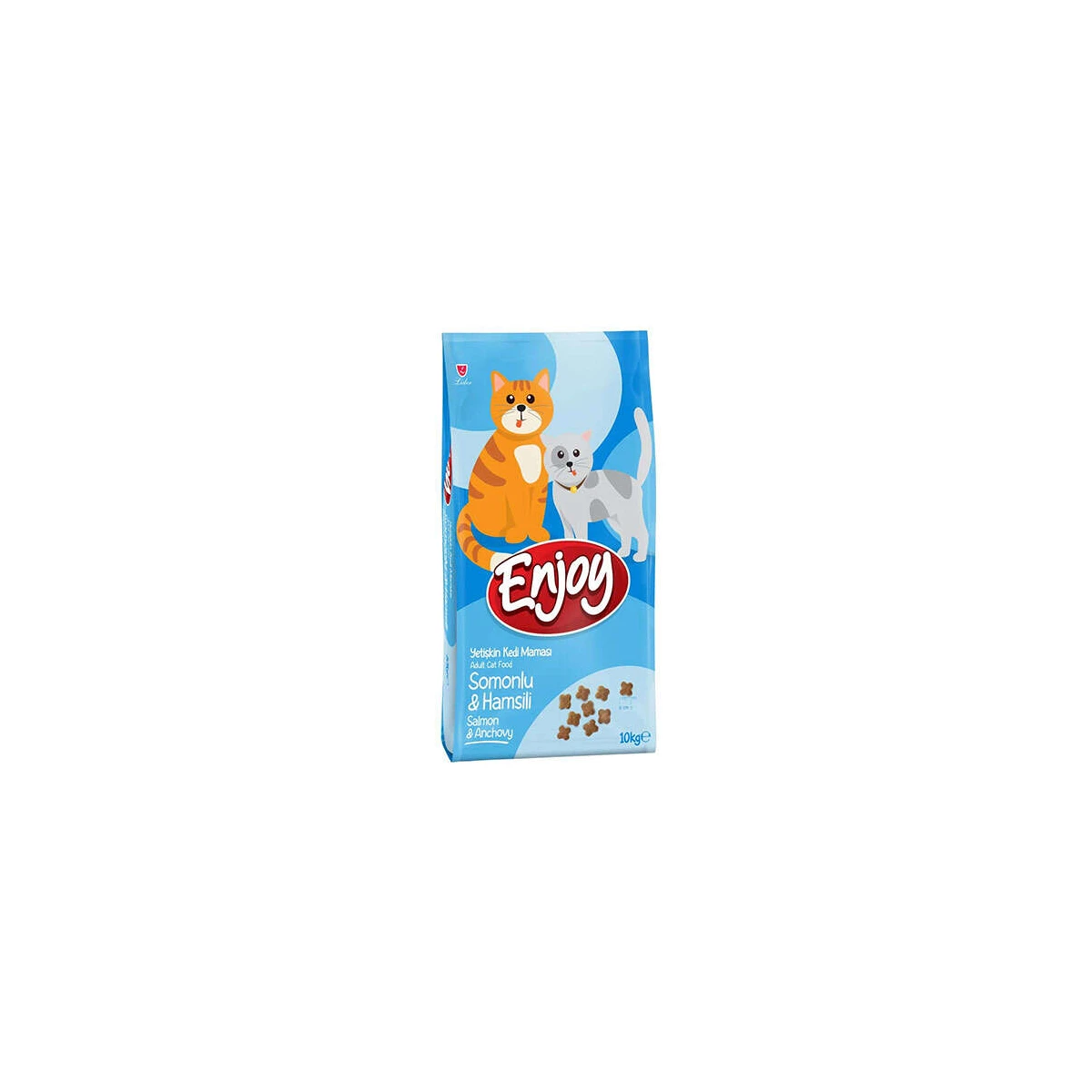 Enjoy Somonlu ve Hamsili Kedi Maması 10 Kg