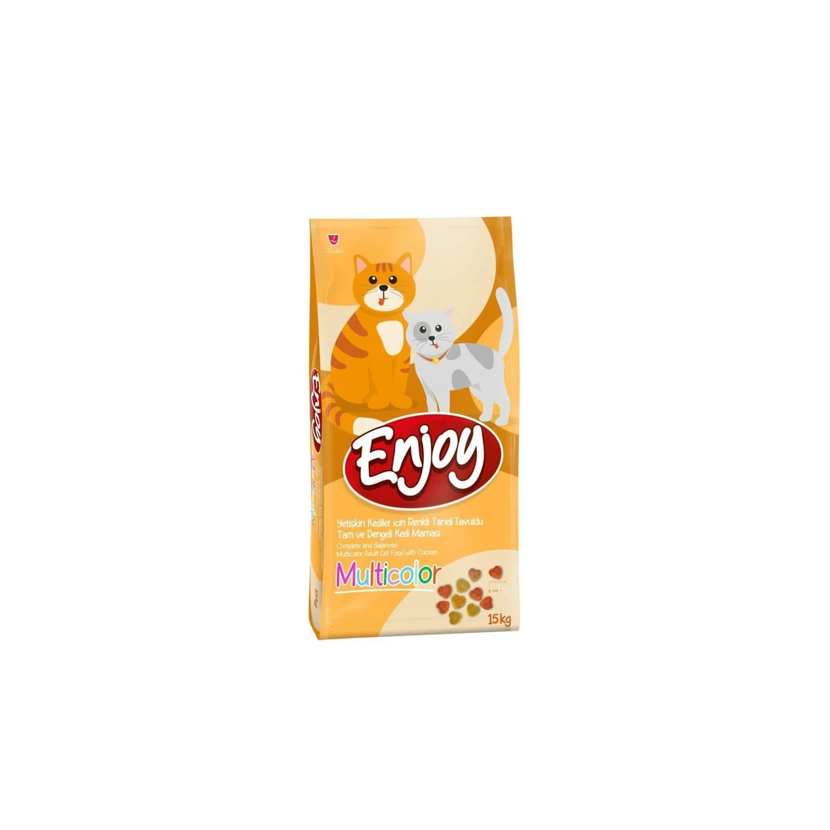 Enjoy Multi Color Kuru Yetişkin Kedi Maması 15 Kg