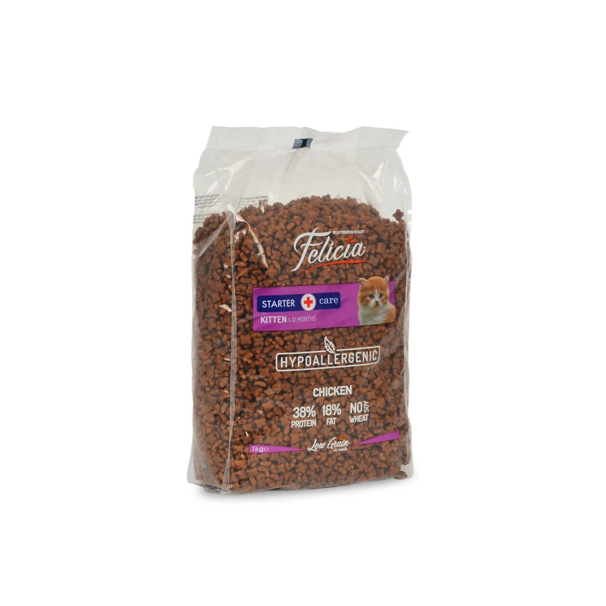 Felicia 1 Kg Kolajenli Tavuklu Az Tahıllı Yavru Kedi Maması HypoAllergenic Kedi Maması