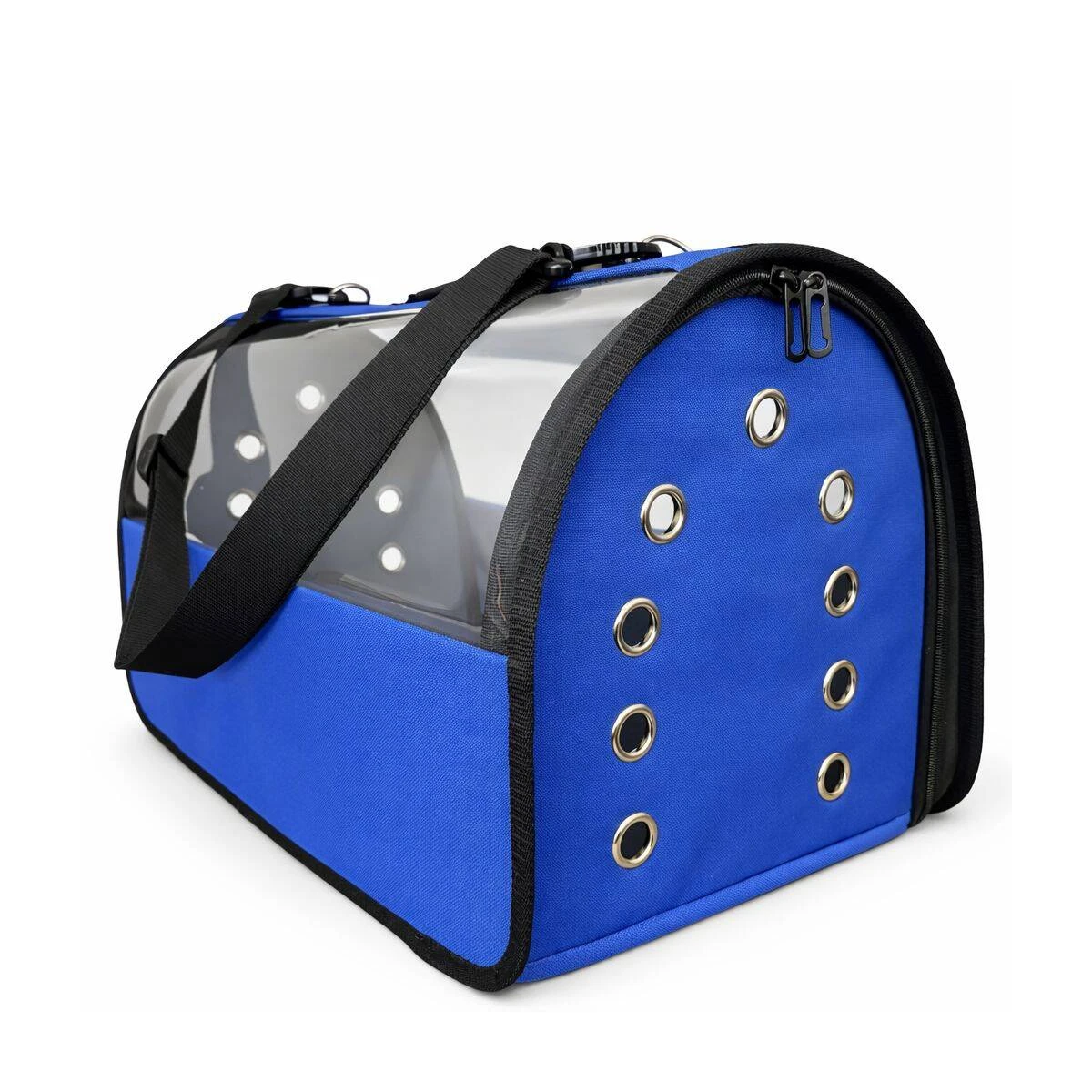 Pet Pretty Flybag Şeffaf Çanta Büyük Boy Mavi 30x30x49cm-vp-4686