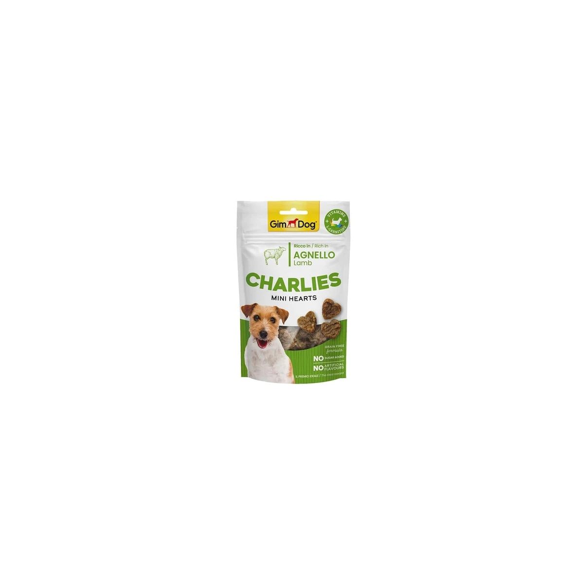 Gimdog Charlies Mini Hearts Kuzu Etli Köpek Ödülü 70Gr