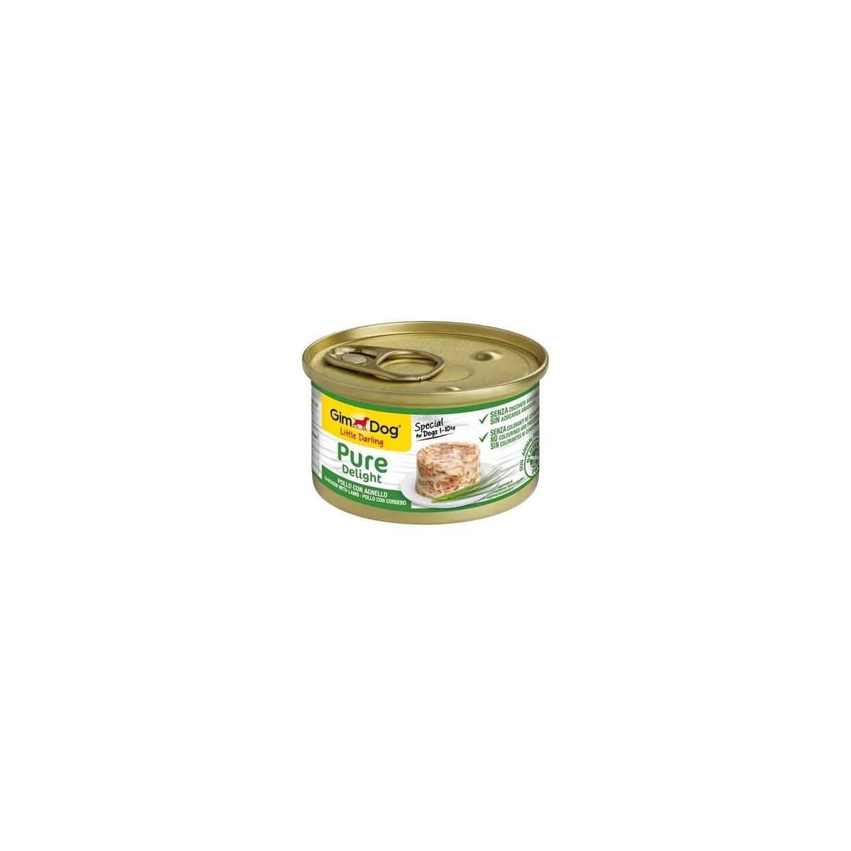 Gimdog Pure Delight Kuzulu Tavuklu Köpek Konservesi 85 Gr