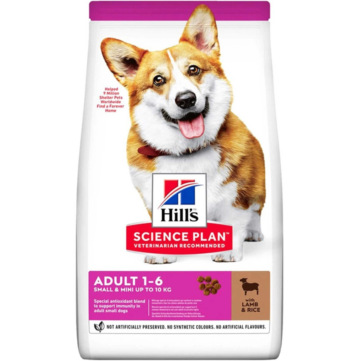 Hills Kuzu Eti ve Pirinçli Küçük Irk Yetişkin Köpek Maması 6kg