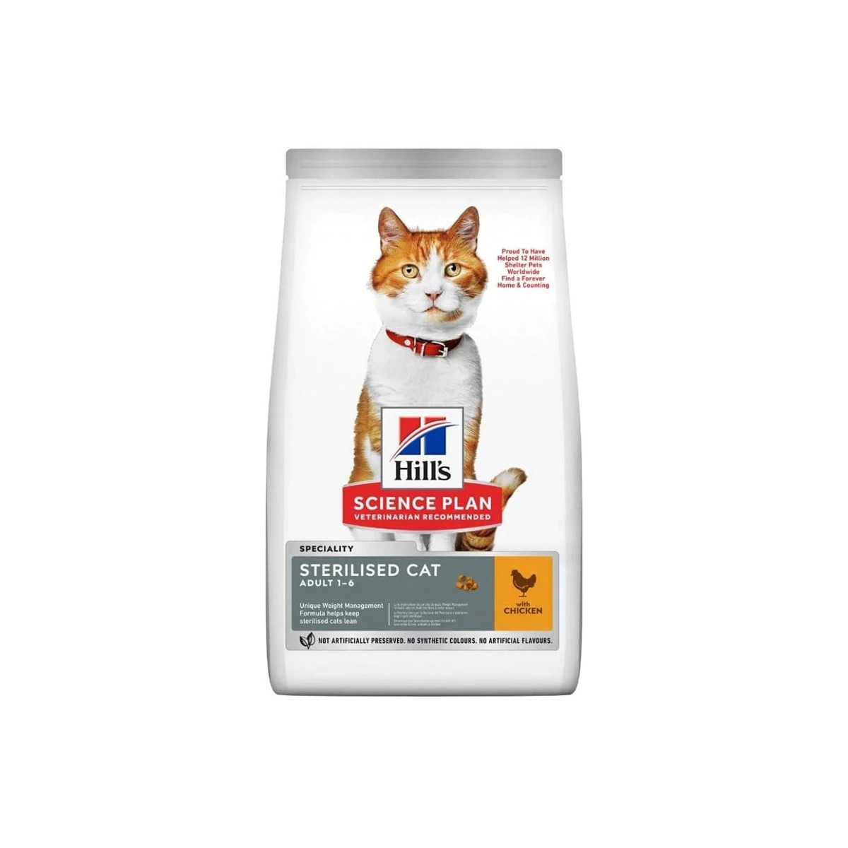 Hills Science Plan Kısırlaştırılmış Tavuklu Kedi Maması 10 Kg