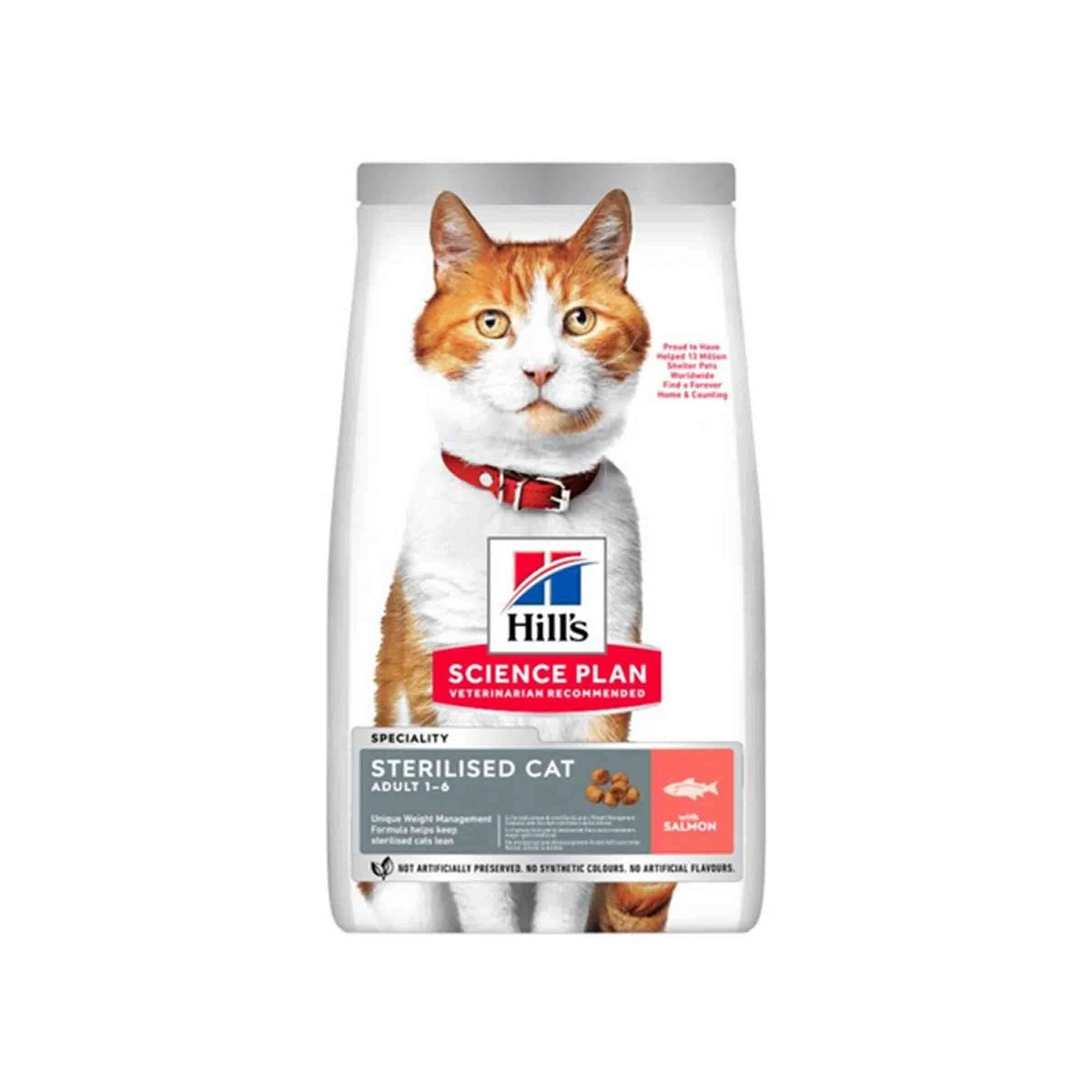 Hills Somonlu Kısırlaştırılmış Kedi Maması 8kg+2kg HEDİYE