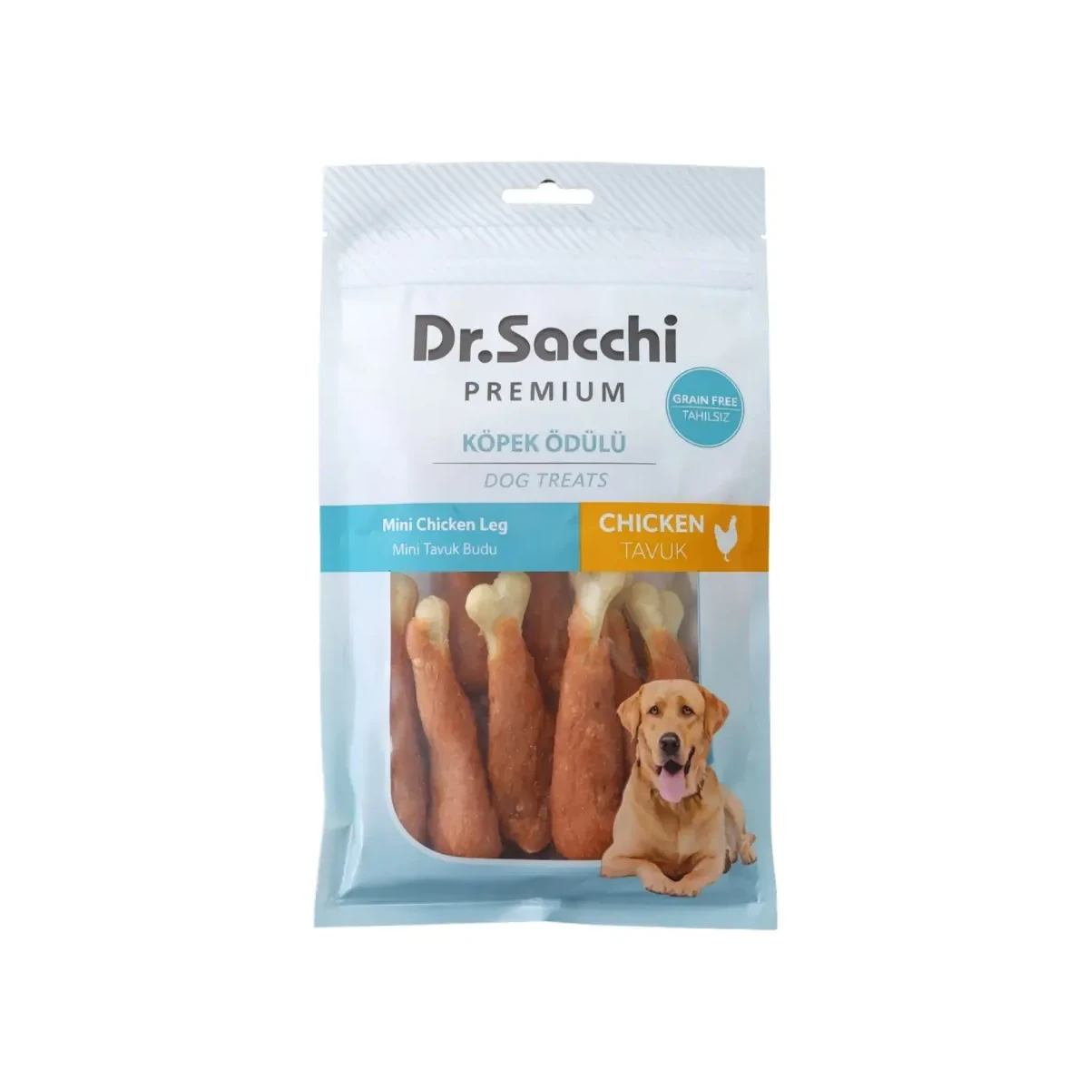 Dr.Sacchi Premium Mini Tavuk Butlu Tahılsız Köpek Ödülü 115 Gr