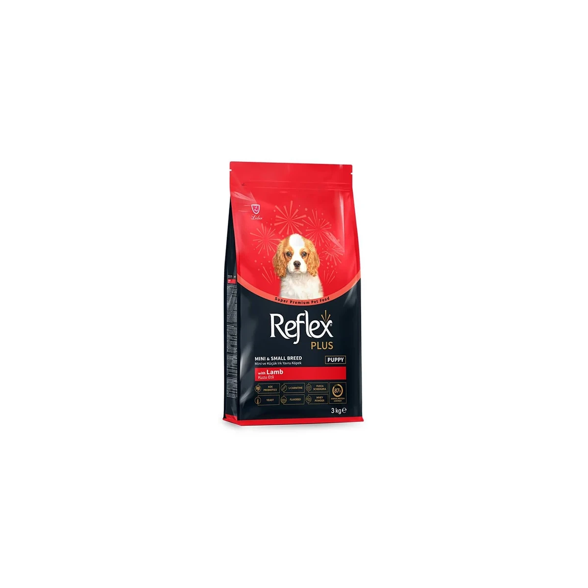 Reflex Plus Kuzulu Mini ve Küçük Irk Yavru Köpek Maması 3kg