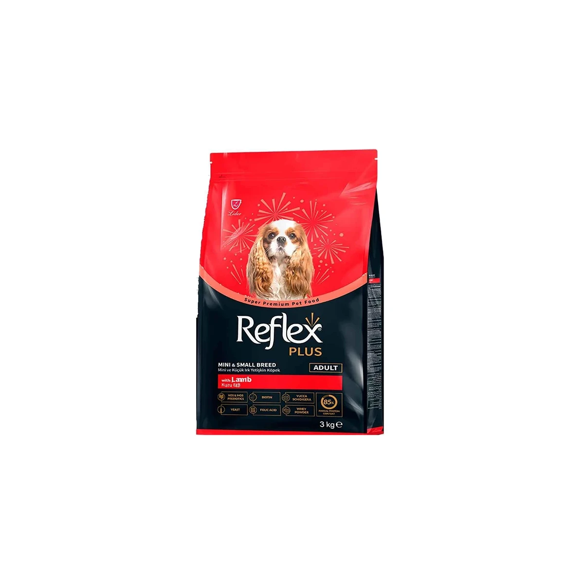 Reflex Plus Kuzu Etli Mini ve Küçük Irk Yetişkin Köpek Maması 3 Kg