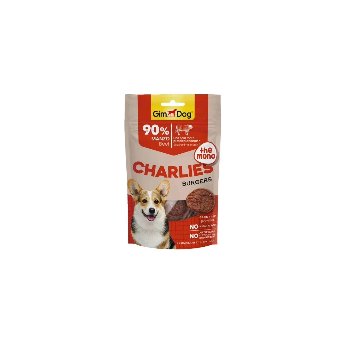 Gimdog Charlies The Mono Burgers Sığır Etli Köpek Ödülü 70gr