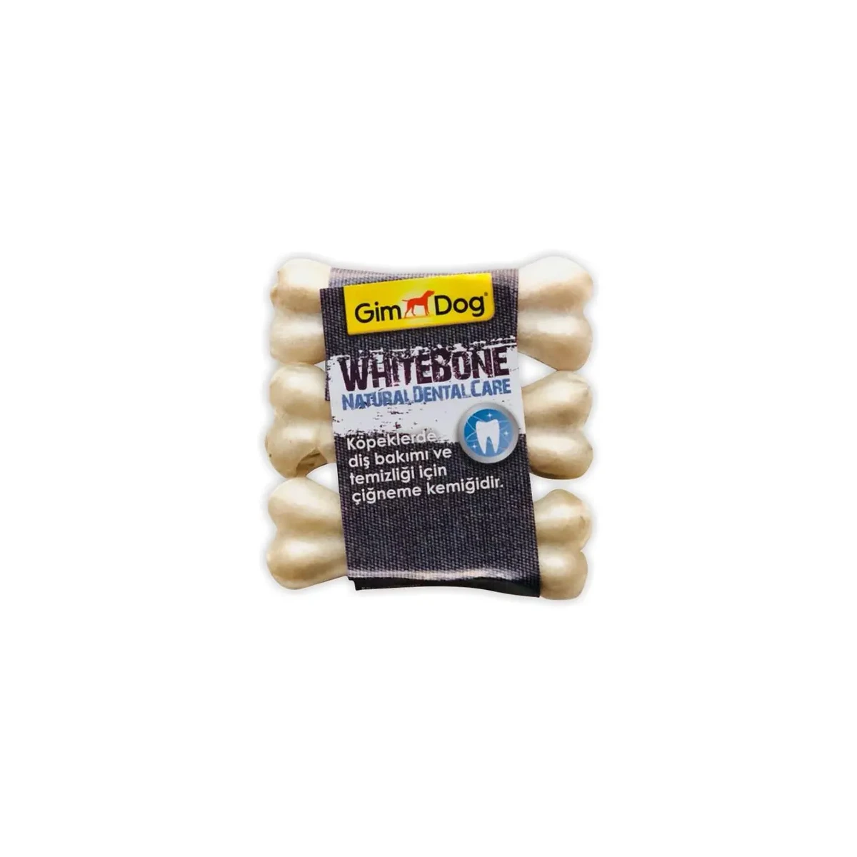 Gimdog Mordimi Press Kemik 9 cm 3lü Beyaz