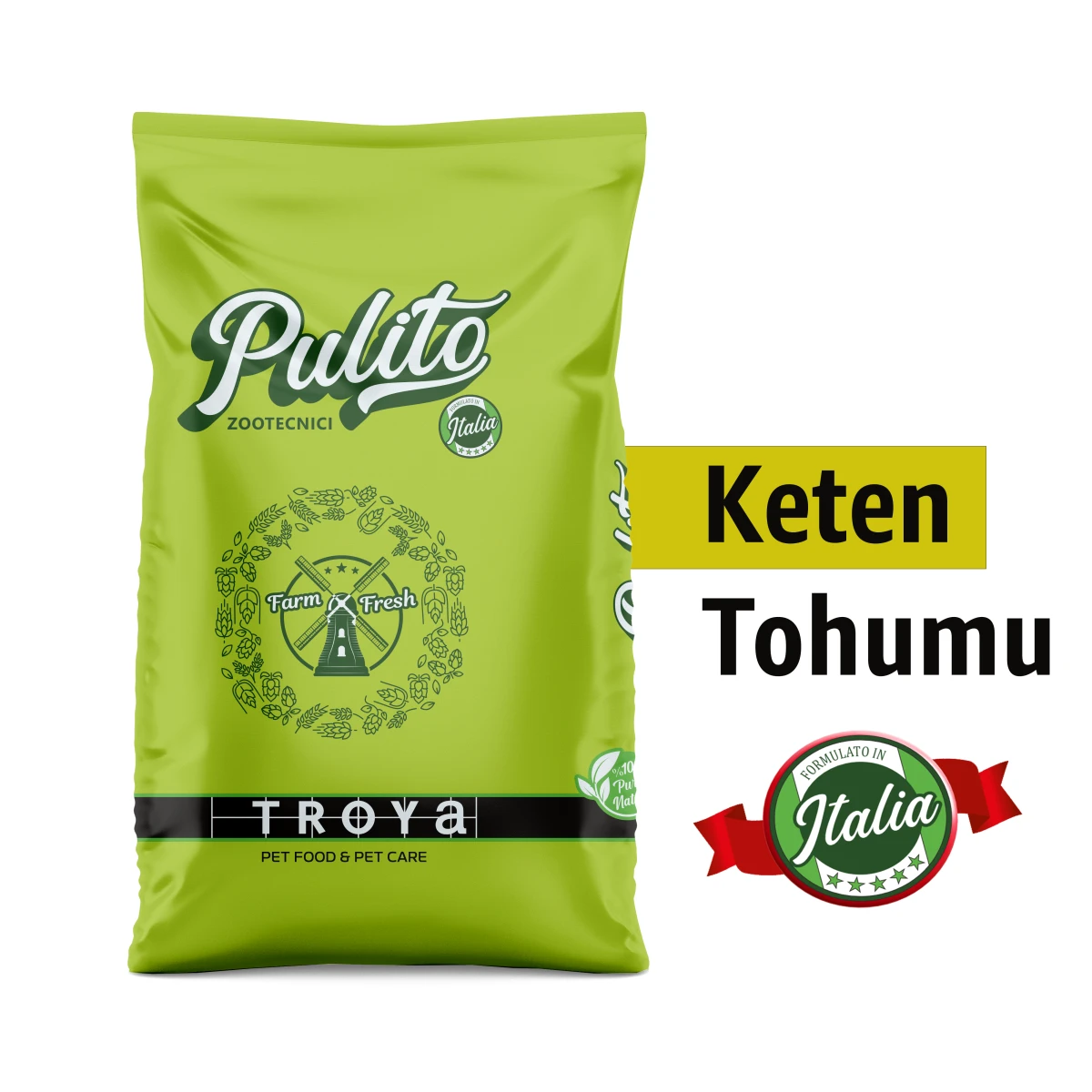 Pulito Keten Tohumu 20 KG Orjinal Paket
