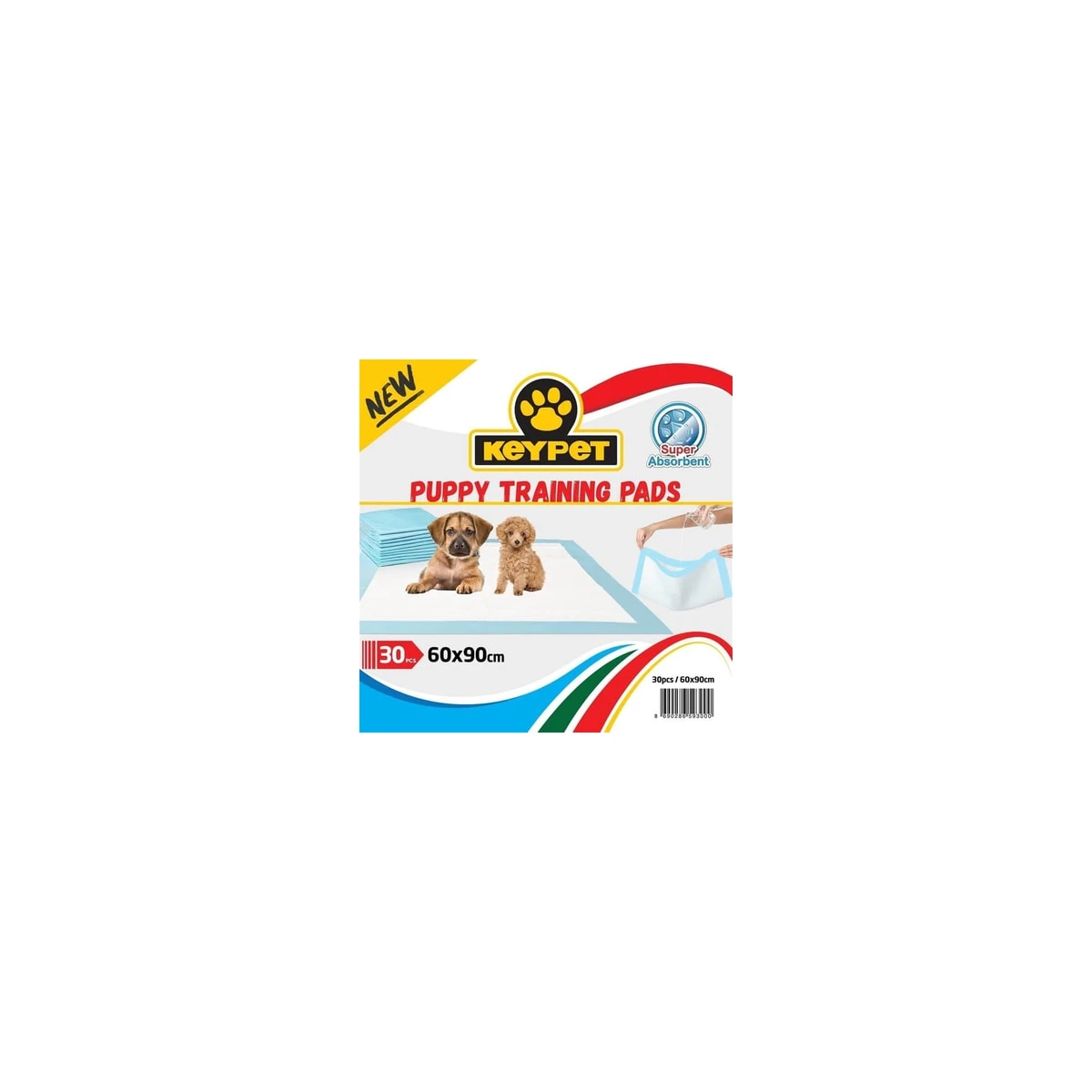 Keypet Köpek Çiş Eğitim Pedi 60x90 cm 30 adet