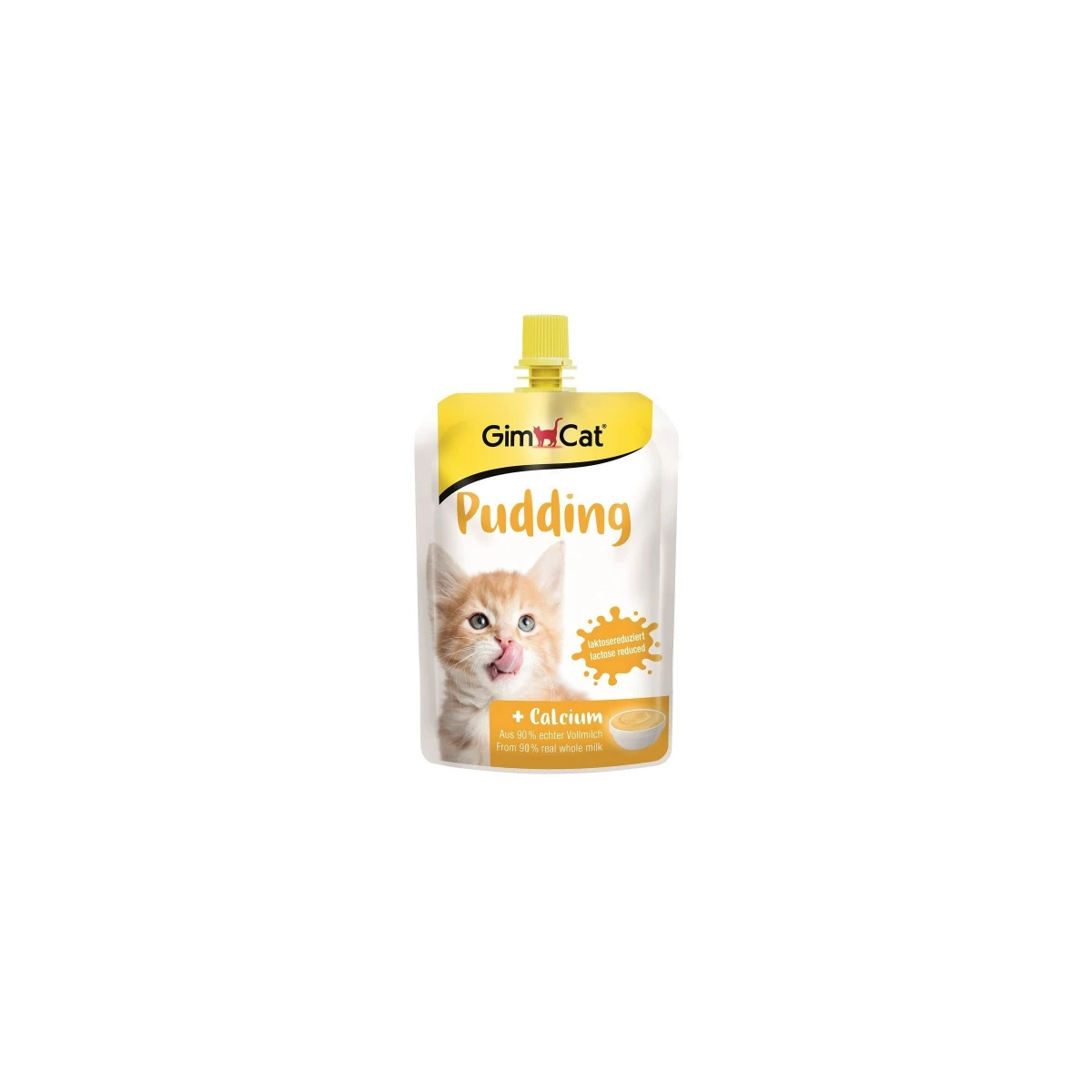 GimCat Sütlü Kalsiyum İlaveli Kedi Ödül Pudingi 150gr