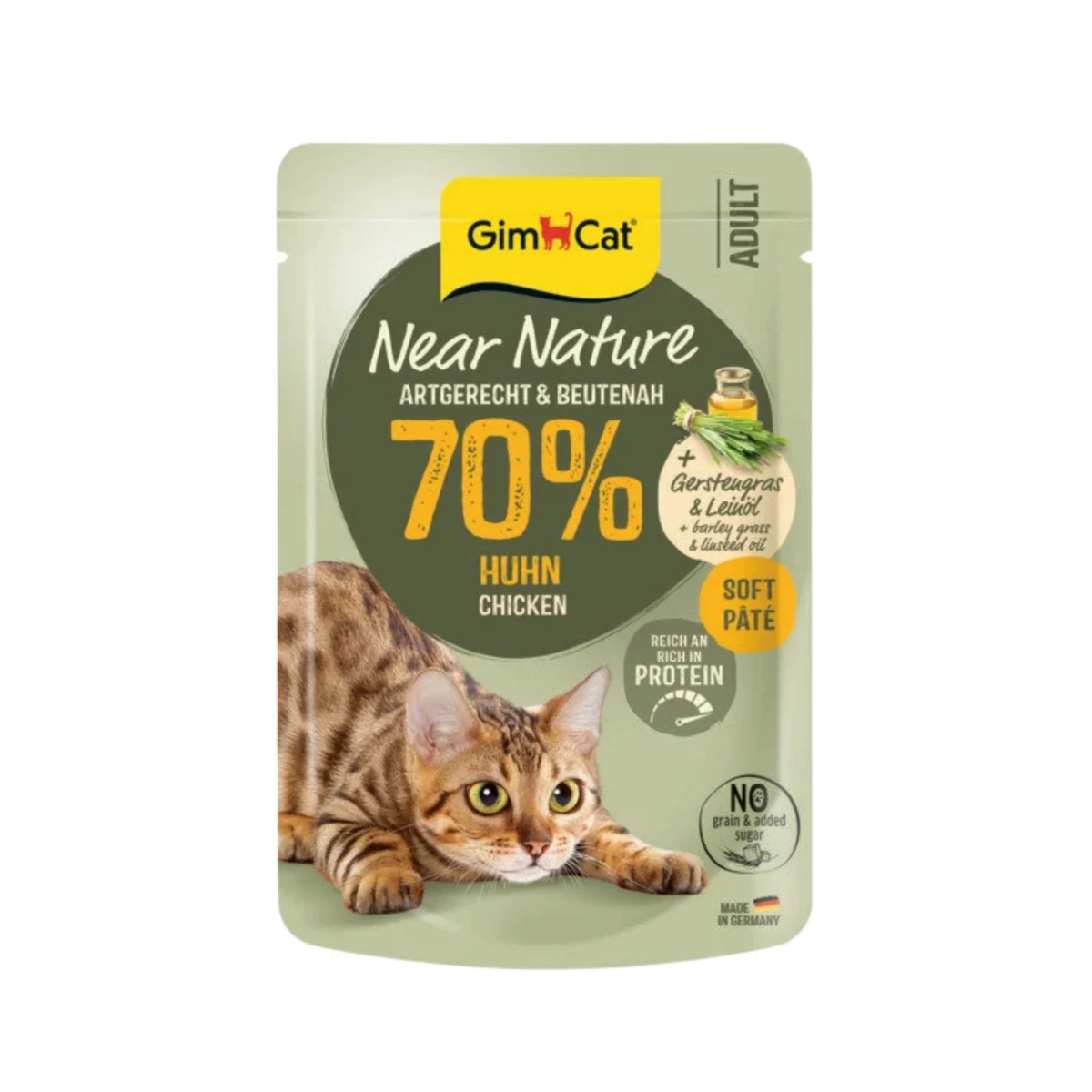 GimCat Near Nature Tavuklu Ezme Yetişkin Kedi Konservesi 85gr
