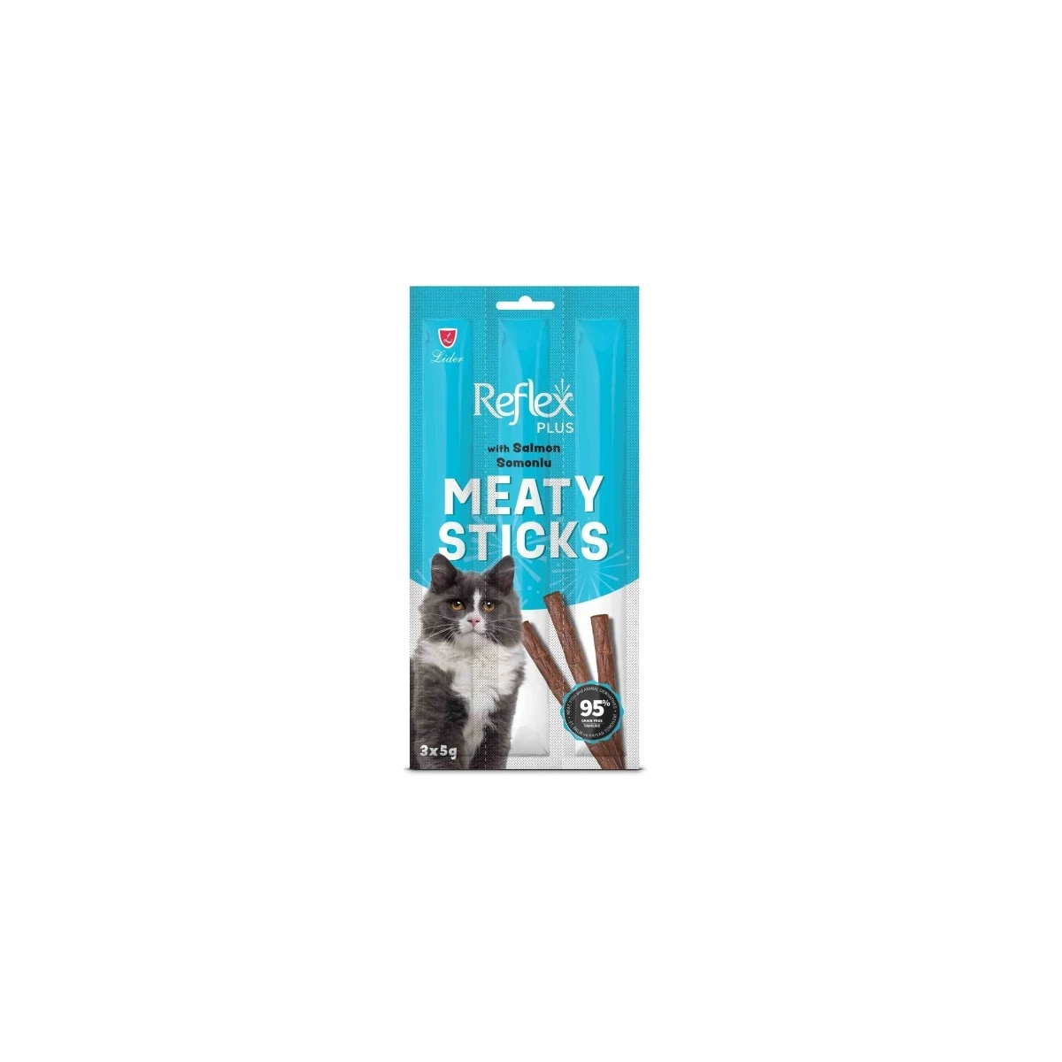 Reflex Plus Somonlu Kedi Ödül Çubuğu 15gr (3'lü)