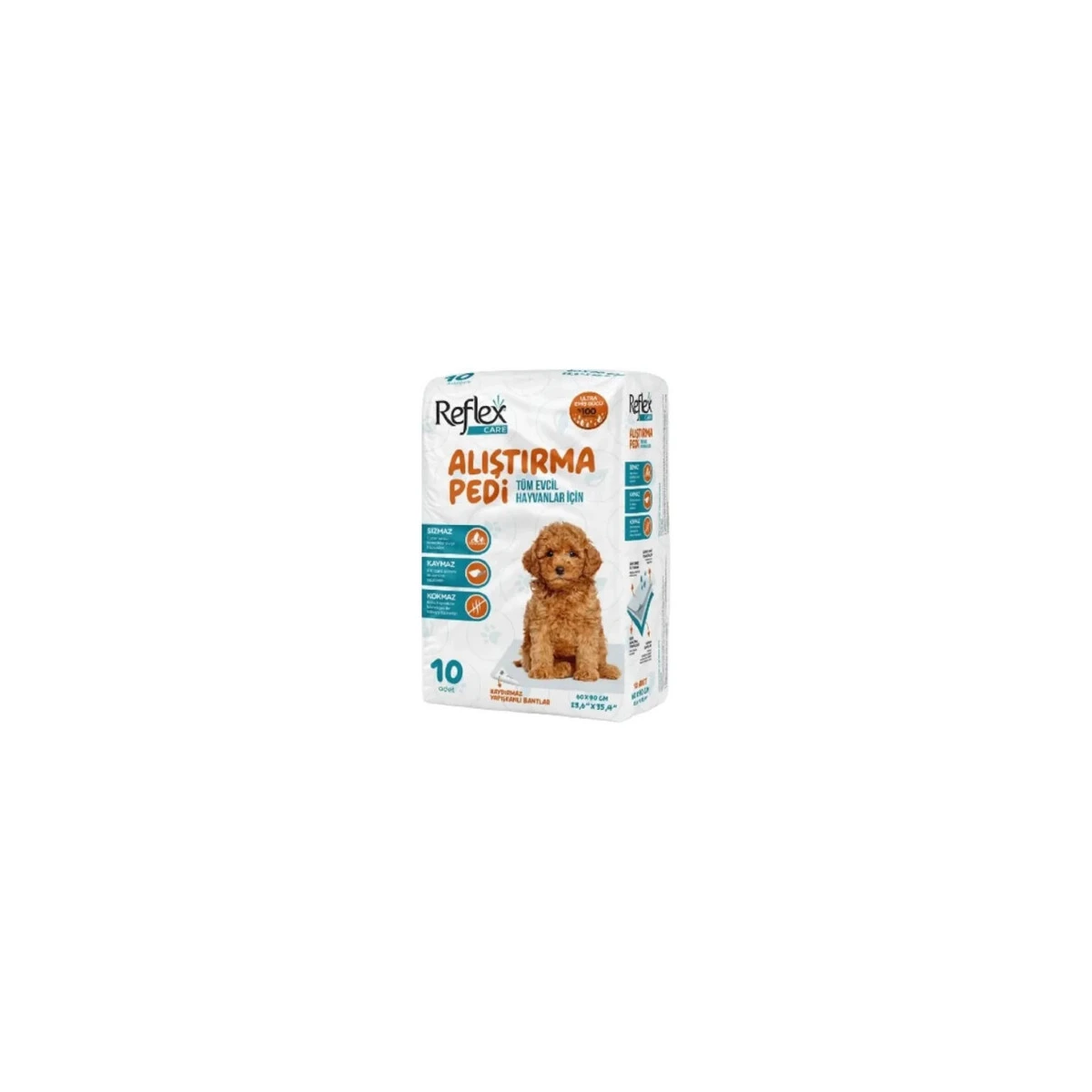 Reflex Care Kaydırmaz Köpek Alıştırma Pedi 60x90cm (10'lu)