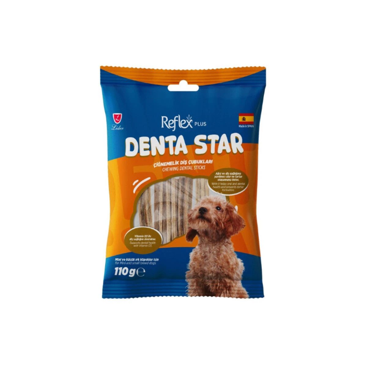 Reflex Plus Denta Star Diş Sağlığı Destekleyici Küçük Irk Köpek Ödül Maması 180gr