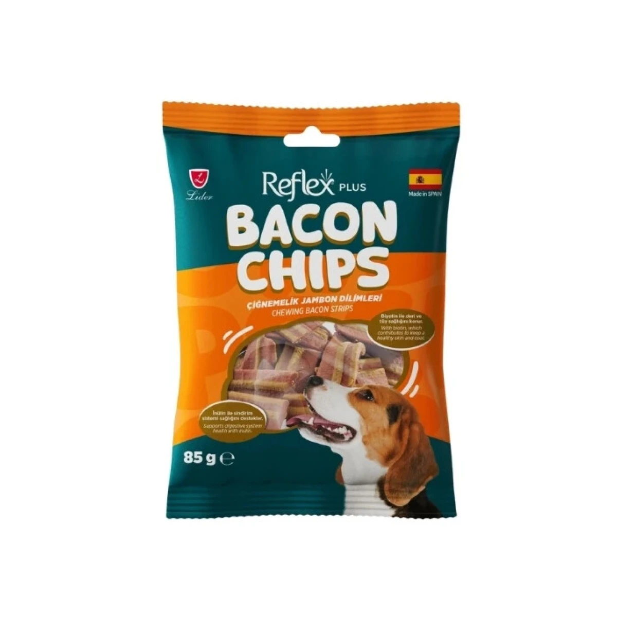 Reflex Plus Bacon Chips Jambonlu Dilim Köpek Ödül Maması 85gr