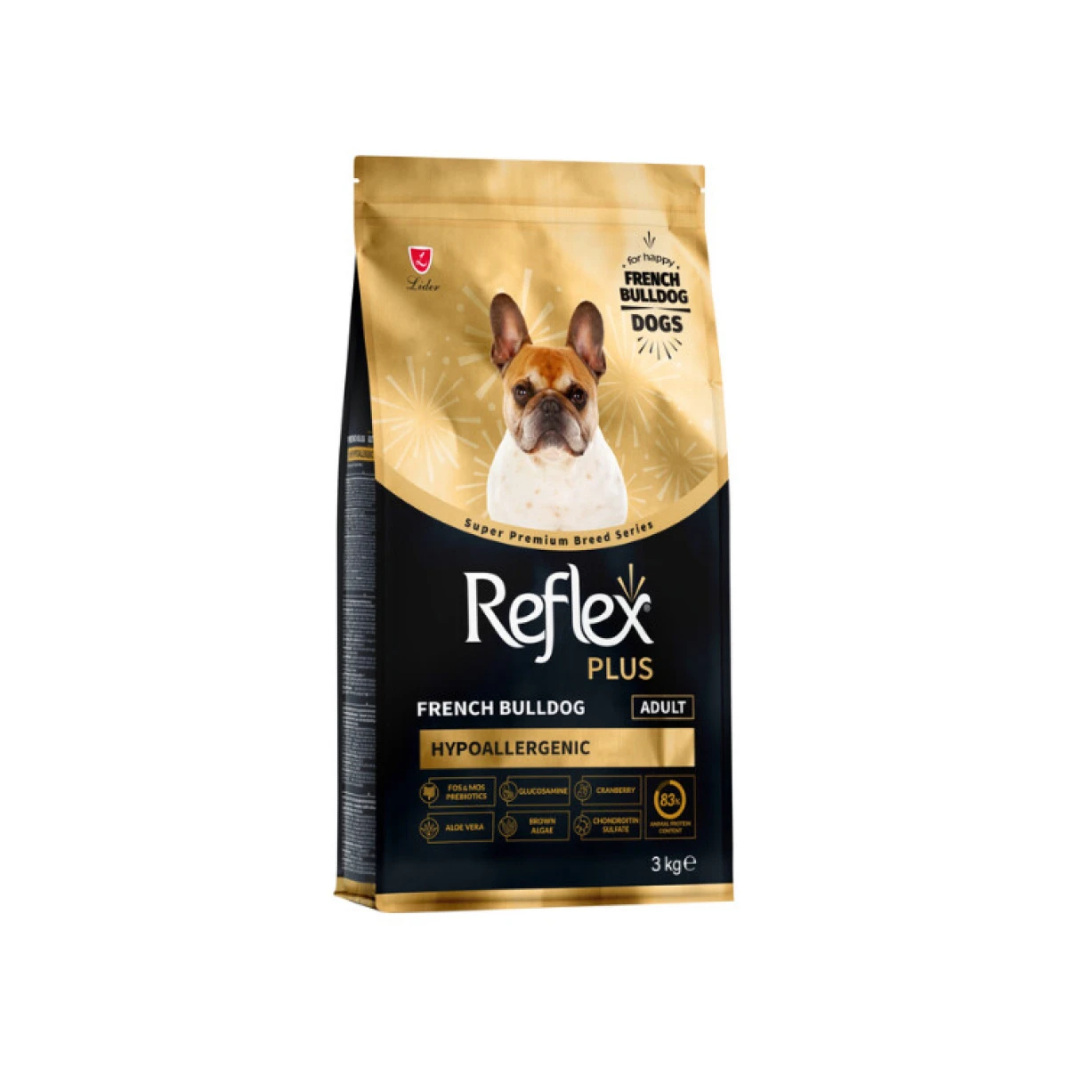 Reflex Plus Hipoalerjenik French Bulldog Yetişkin Köpek Maması 3kg