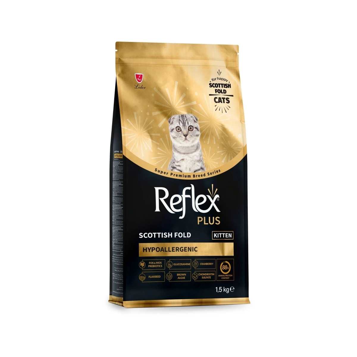 Reflex Plus Hipoalerjenik Scottish Fold Yavru Kedi Maması 1,5kg