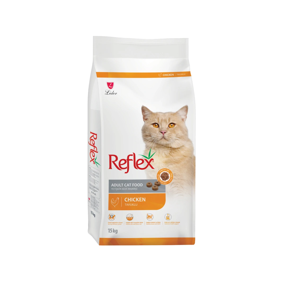 Reflex Tavuklu 15 Kg Yetişkin Kuru Kedi Maması