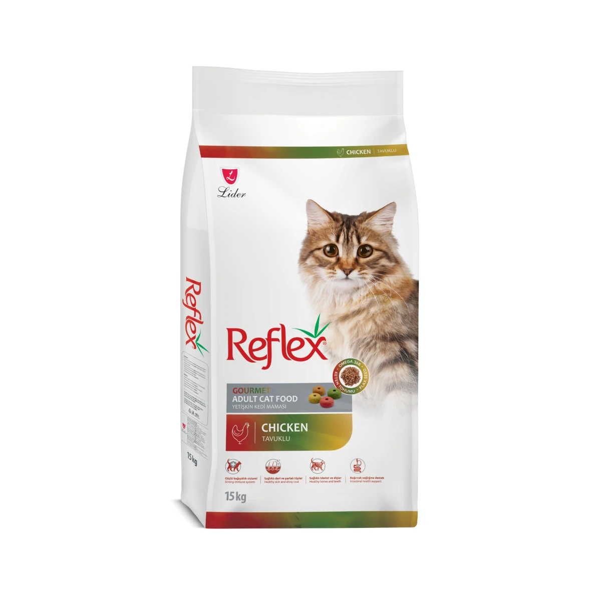 Reflex Multi Color Tavuklu Yetişkin Kedi Maması 15kg