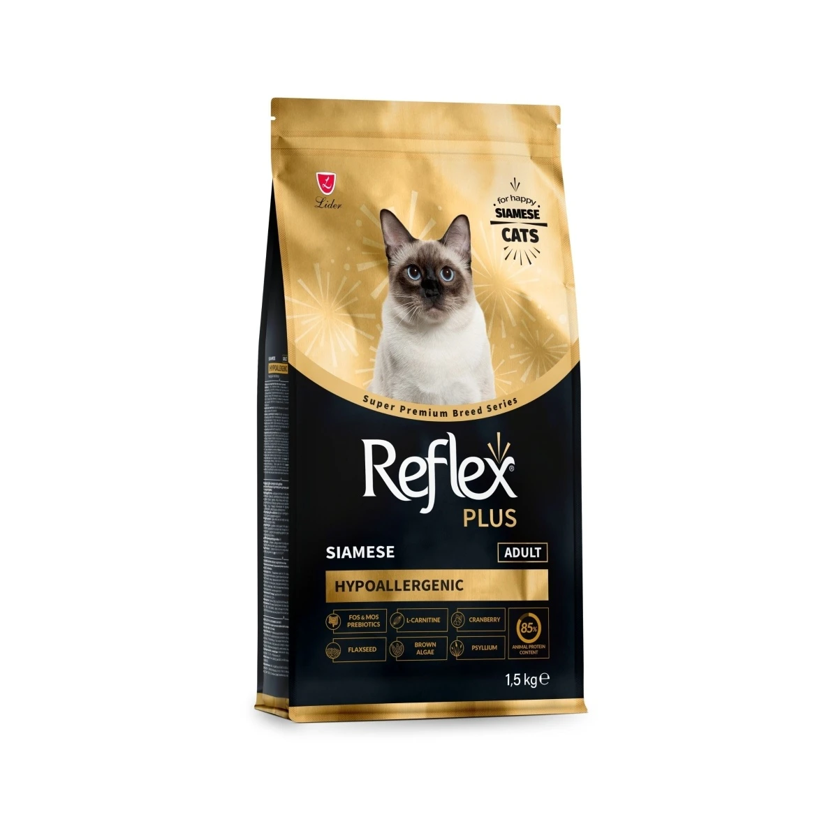 Reflex Plus Hipoalerjenik Siamese Yetişkin Kedi Maması 1,5kg