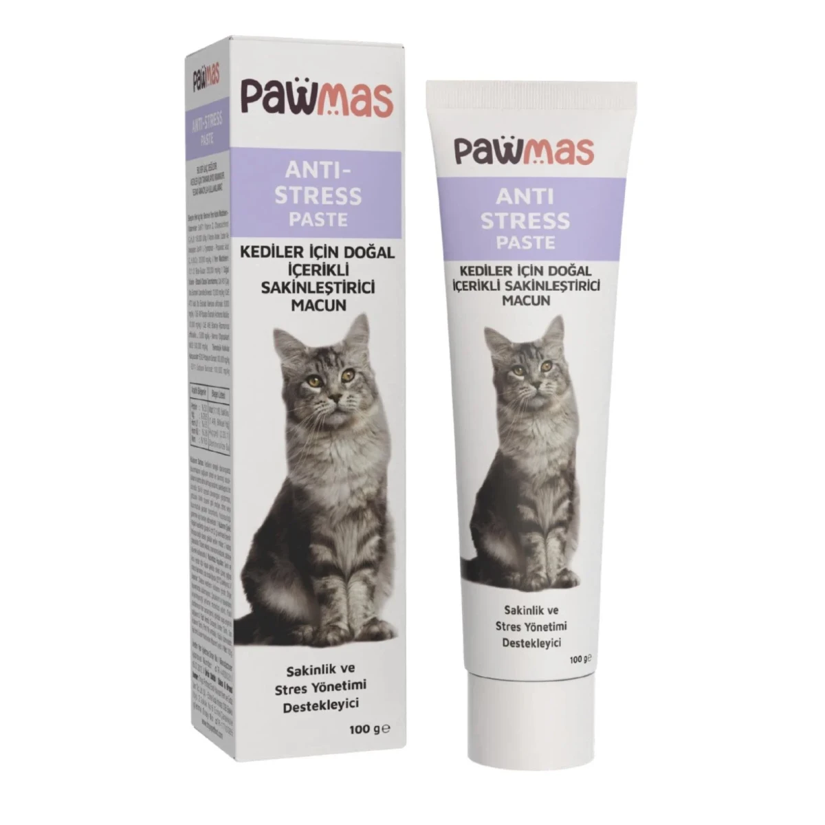Pawmas Anti Stress (Relax) Kedi Macunu 100 Gr - görsel 2