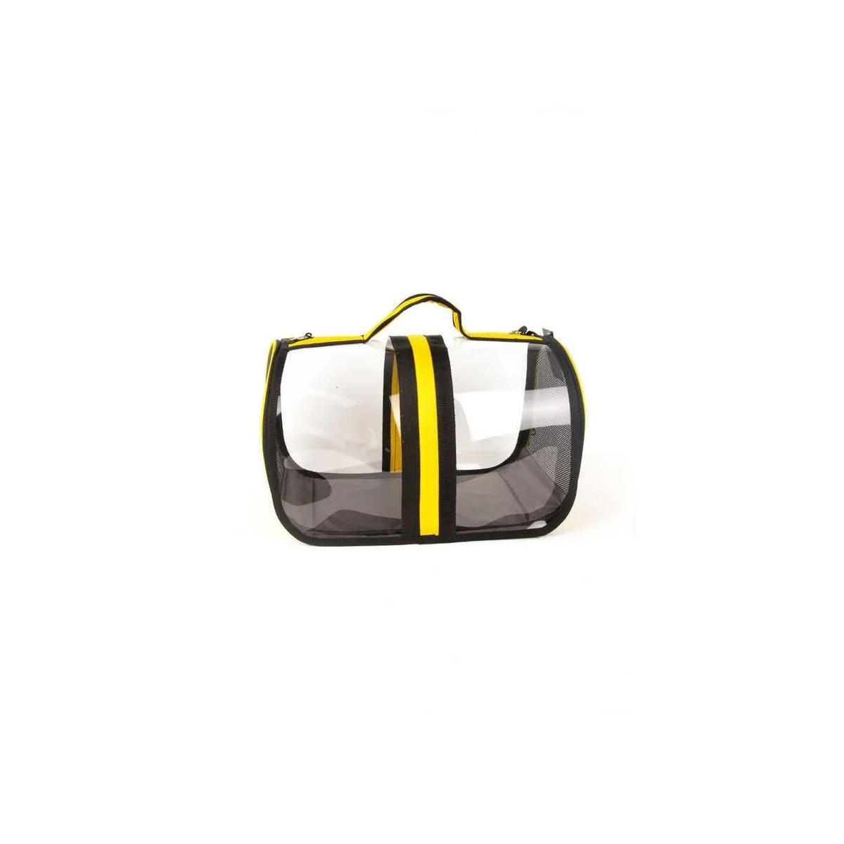 Pet Pretty Bacco Milano Şeffaf Çanta Sarı 44x28x28 cm - görsel 2