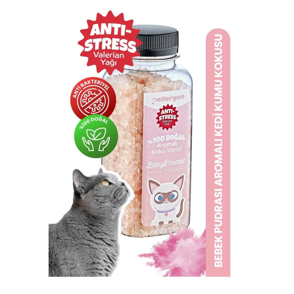 Kedi Kumu Koku Giderici %100 Doğal Aromalı -Valerian Yağı Esanslı Anti Stress 300GR