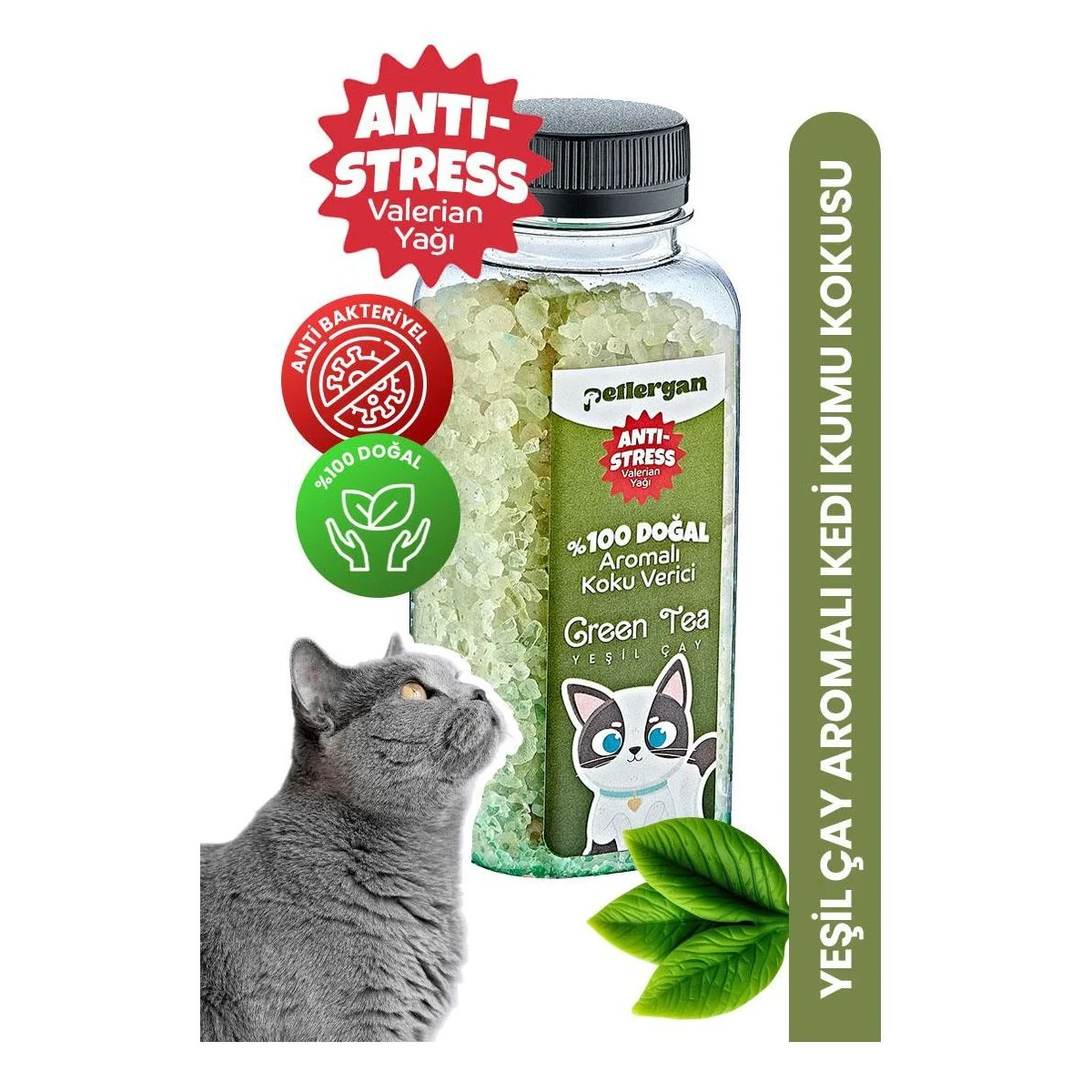 Kedi Kumu Koku Giderici %100 Doğal Aromalı -Valerian Yağı Esanslı Anti Stress 300GR - görsel 2