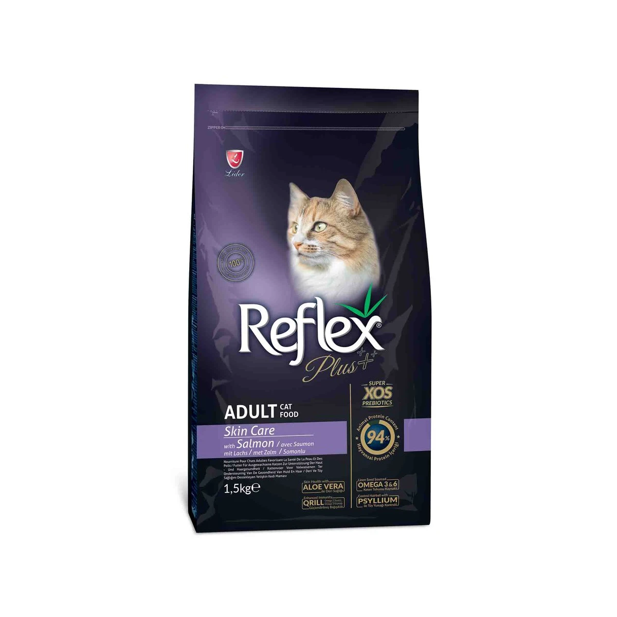 Reflex Plus Skin Care Somonlu Yetişkin Kedi Maması 1,5kg