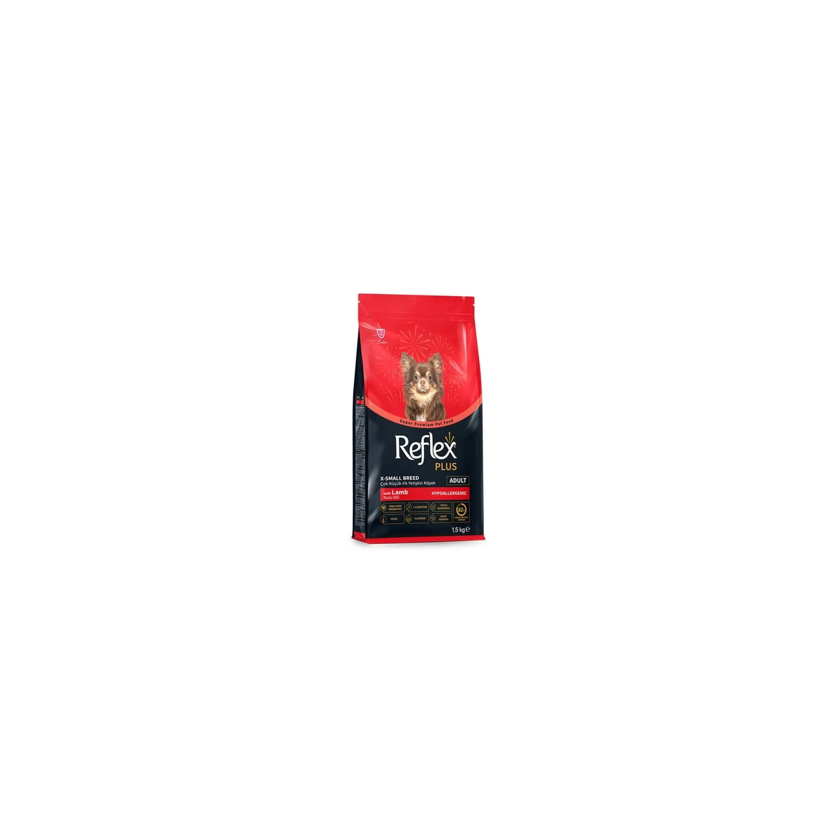 Reflex Plus Hipoalerjenik Kuzulu Küçük Irk Yetişkin Köpek Maması 1,5kg