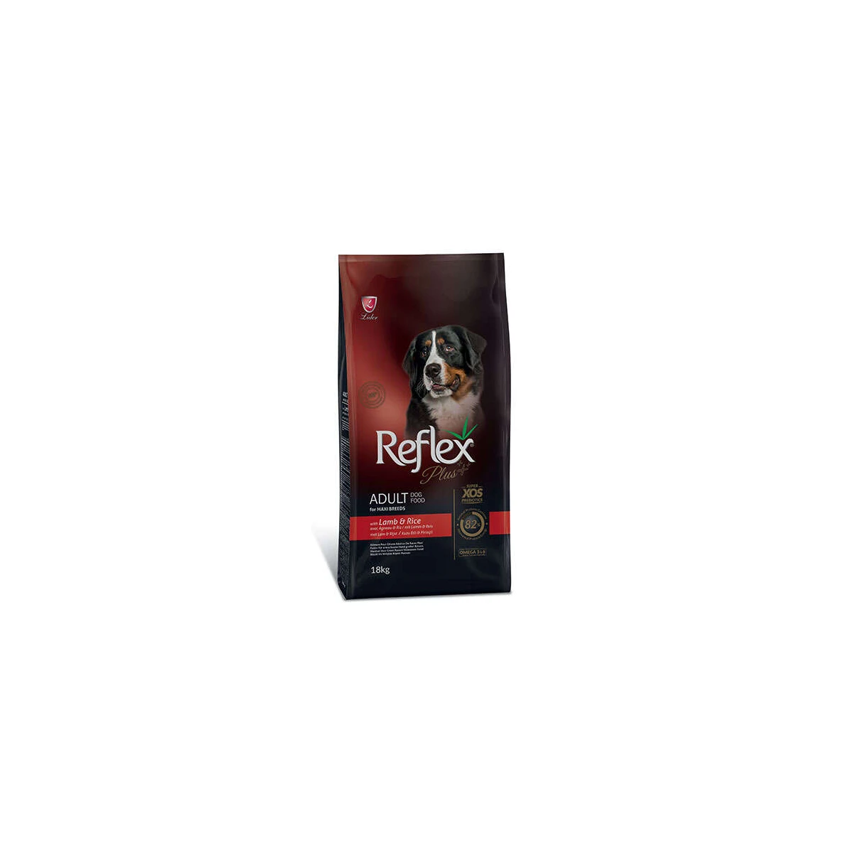 Reflex Plus Kuzu Etli Maxi Büyük Irk Köpek Maması 18 Kg