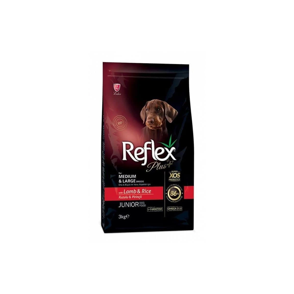 Reflex Plus Kuzulu Pirinçli Yavru Köpek Maması 3 Kg