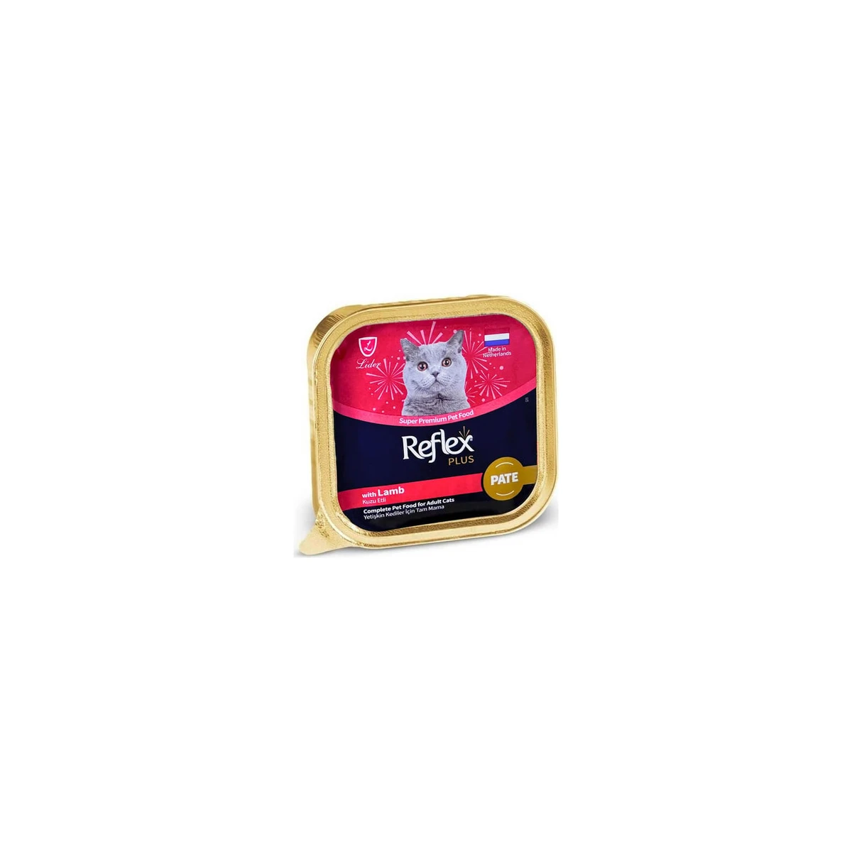 Reflex Plus Pate Kuzulu Kedi Konservesi 85 GR