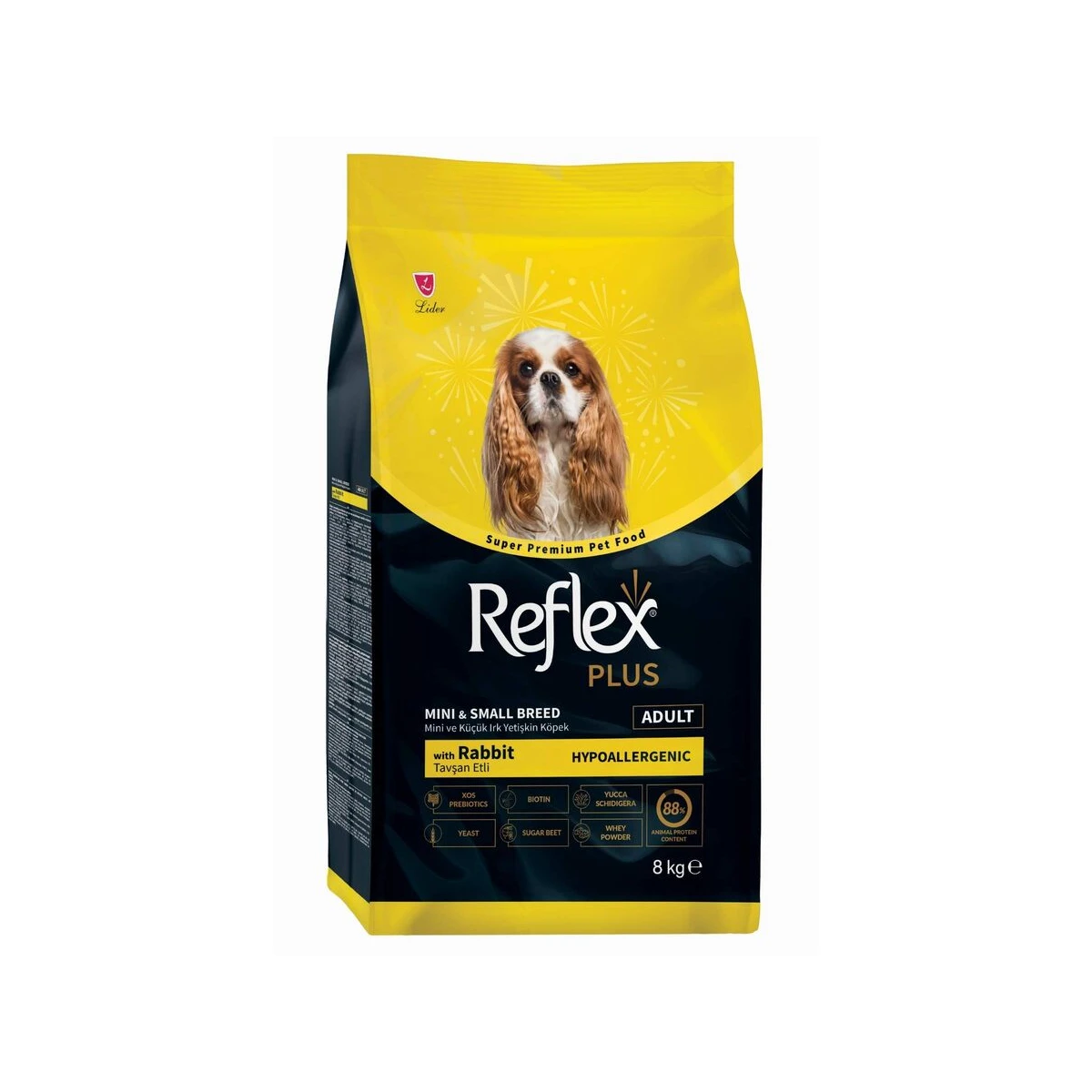 Reflex Plus Tavşan Etli Mini ve Küçük Irk Yetişkin Köpek Maması 8kg